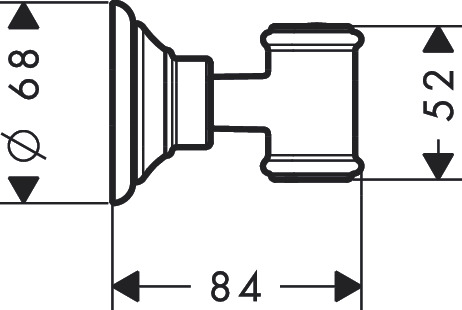 Hansgrohe Brausenhalter Axor Montreux BBR 