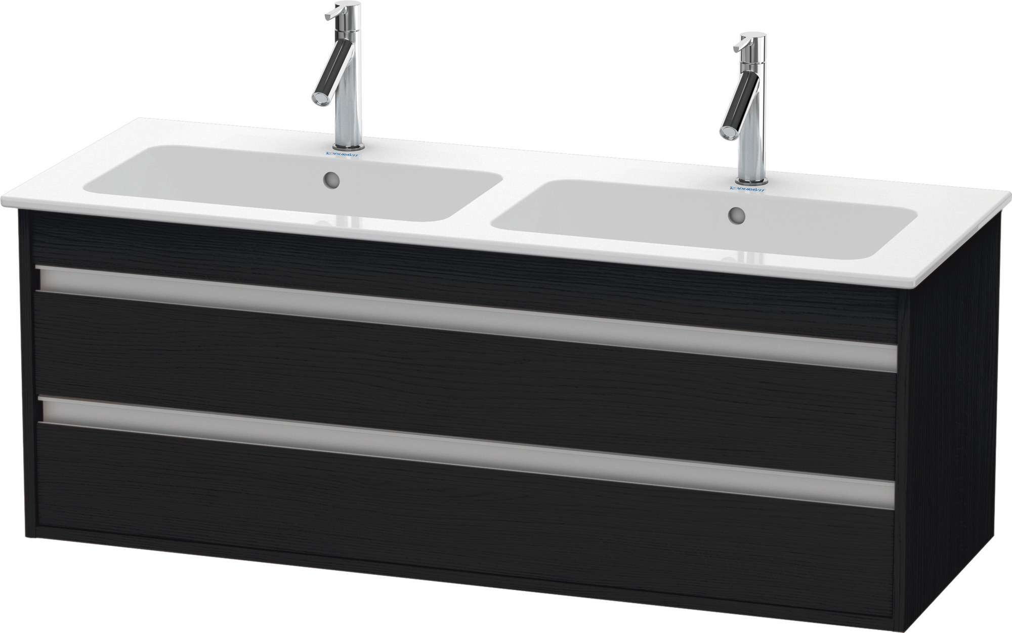 Duravit WTU Ketho f. ME by Starck, 2 Schubk. 480x1270x475mm, Eiche Schwarz
