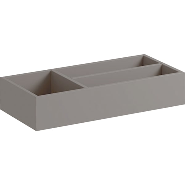 Geberit Xeno2 Schubladeneinsatz T-Teilung 32,3x6,2x15cm, sculturagrau Geberit Xeno2 Schubladeneinsatz T-Teilung 32,3x6,2x15cm, sculturagrau