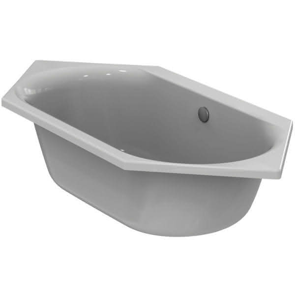 IS Sechseck-Badewanne Connect Air, 1900x900x475mm, Weiß