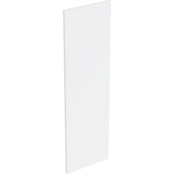 Geberit Tür mit Spiegel ohne Griff, weiß Smyle eckig Seitenschrank, B: 36cm