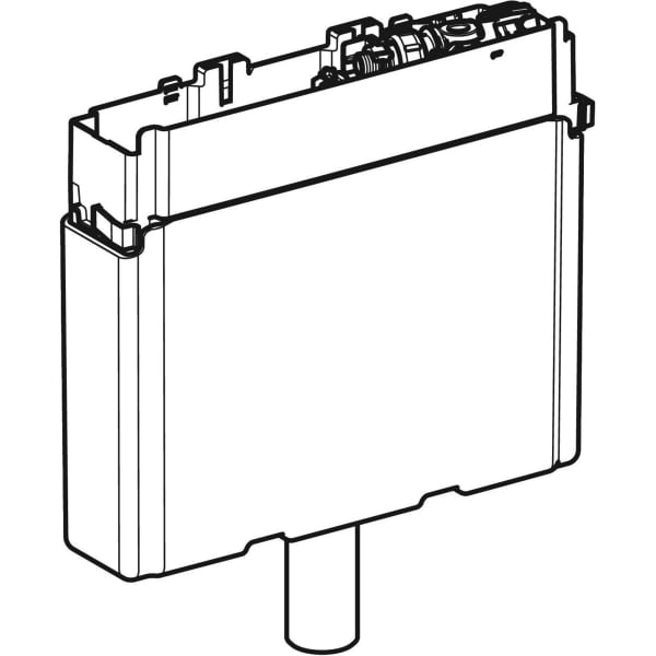 Geberit Technischer Spülkasten, zu Monolith Sanitärmodul für WC