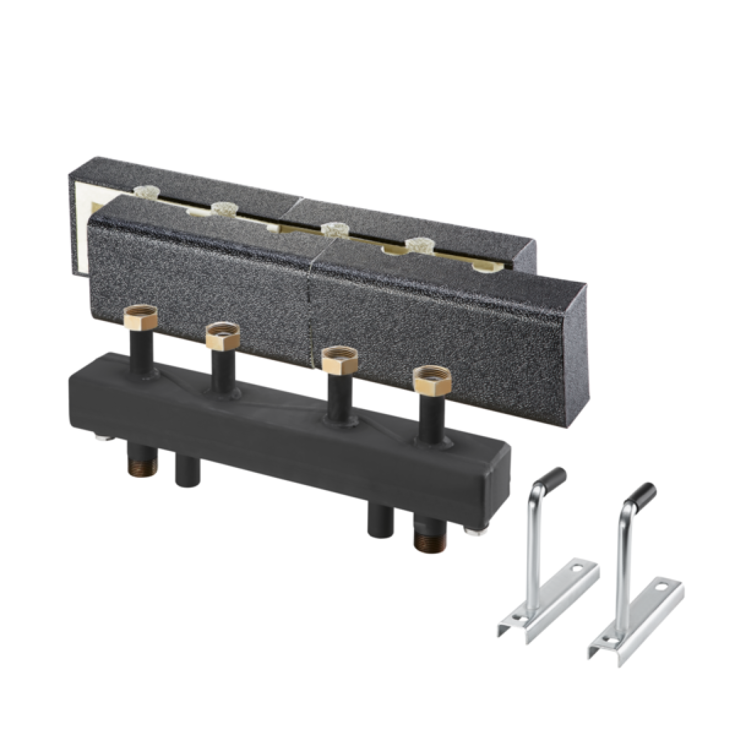 OVENTROP-Hydraulische Weiche HydroFixx DN 20, für 3 Heizkreise, Stahl