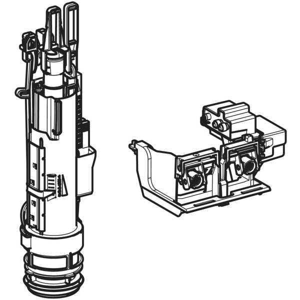 Geberit Hebevorrichtung und Steuereinheit f. Taster3-4,1Volt, f. Sigma UP-SPK 12cm