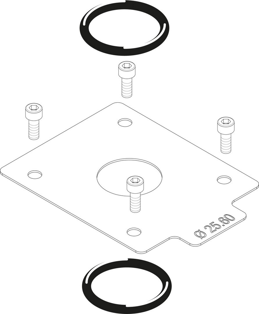 BOSCH Ersatzteil TTNR: 8738805009 Gasdrossel VR4XX D = 25,60 mm everp