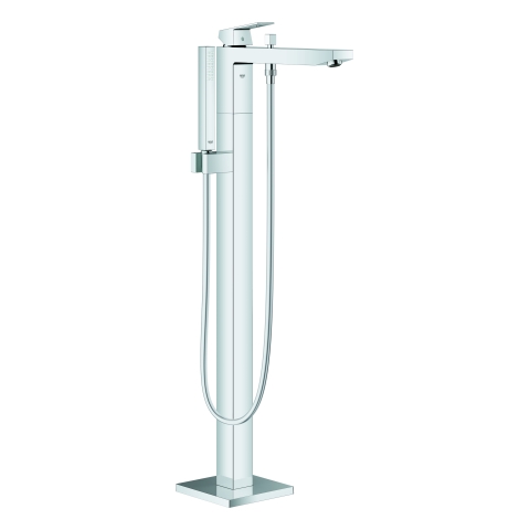 GROHE EH-Wannenbatterie Eurocube 23672_1 Fertigmontageset Bodenmontage chrom