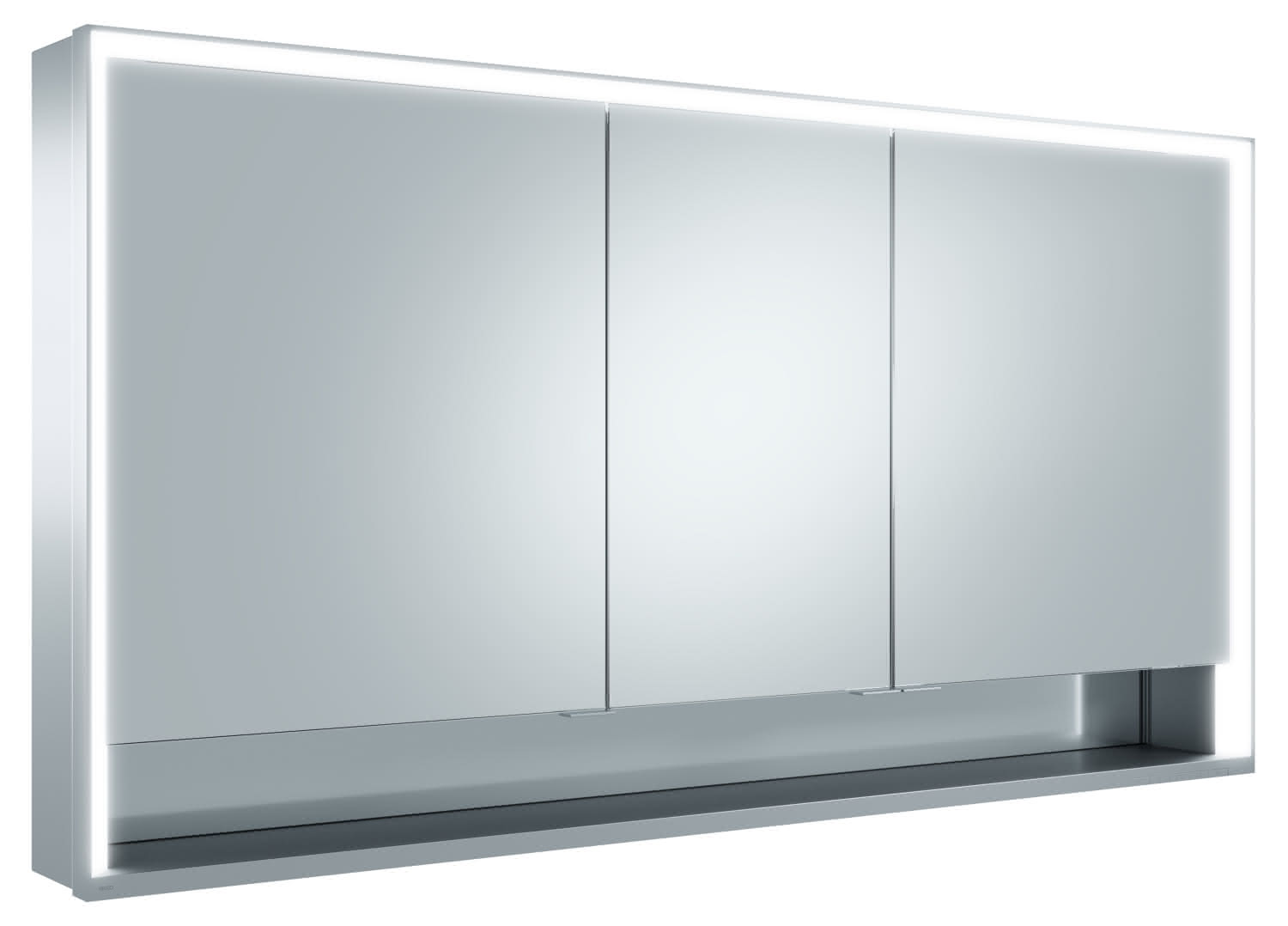 KEUCO SPS R. Lumos 14306, mit Ablagef., Vorbau, silb-elox., 1400x735x165mm