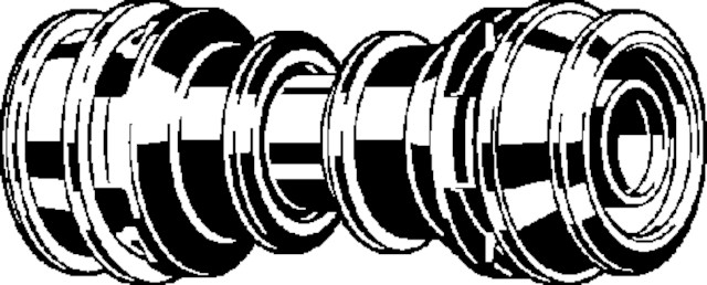 Viega Kupplung mit SC Raxinox 4415 in 20mm Stahl nichtrostend