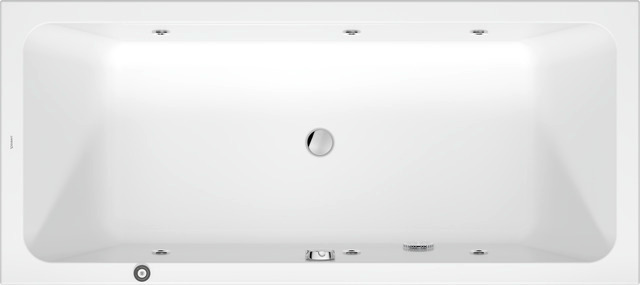 DU D-Code 2.0 Whirlw. 1800x800mm, Einbau 2 Rückenschrägen, Jet-Project, Weiß
