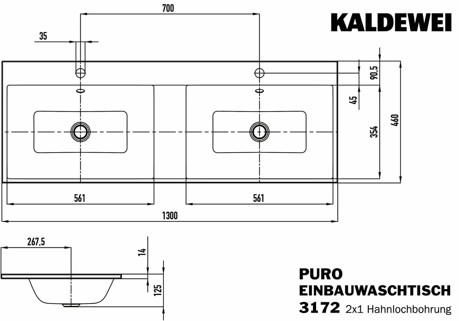 KA WB CONO Mod.3086,900x500mm,alpwe,PEFF ,AD,m. 1HL,oÜL
