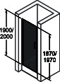 HP DA Classics 2 4-Eck STN 90 H:2000 silber matt klar Anti-Plaque