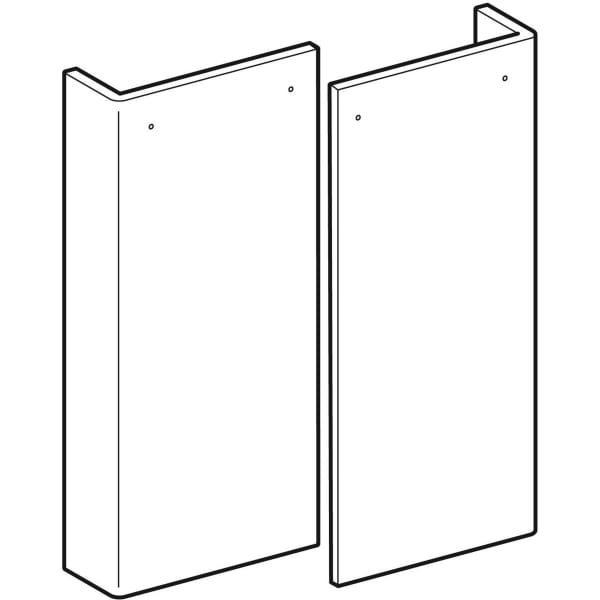 Geberit Tür für WT-Unterschrank Renova Comfort, Breite 65 cm, weiß