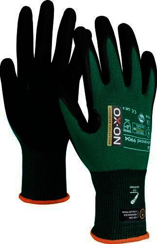 Schnitthandschuh Cut Advanced 9904 Gr.9 schwarz/grün EN388,EN420+A1 PSA II OX-ON Schnitthandschuh Cut Advanced 9904 Gr.9 schwarz/grün EN388,EN420+A1 PSA II OX-ON
