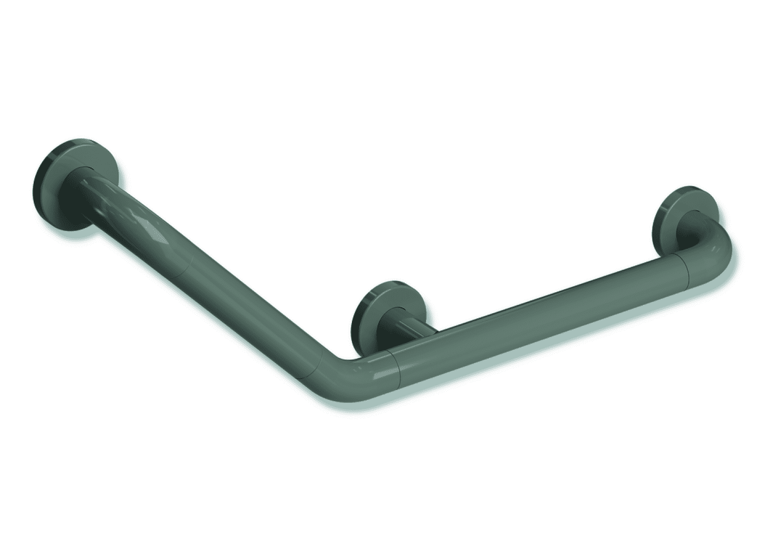 HEWI Winkelgriff Ser 801, d:33, 135 Gr Bogen felsgrau