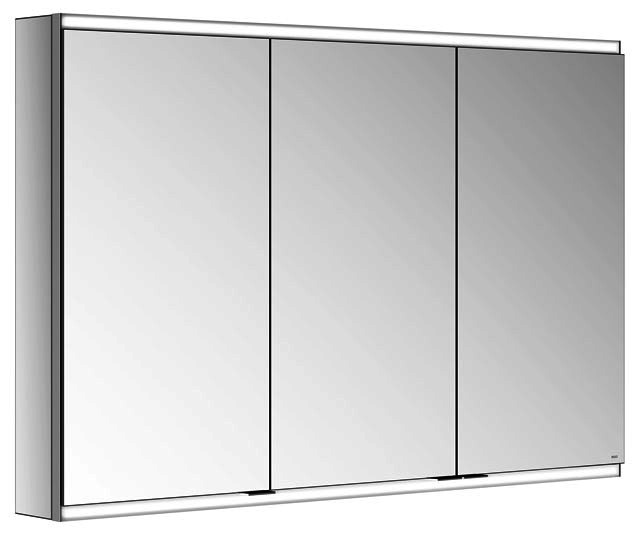 KEUCO Royal Modular 2.0 SPS, bel. 80031, Vorb,2Steckd,sb-elox,1100x700x120mm