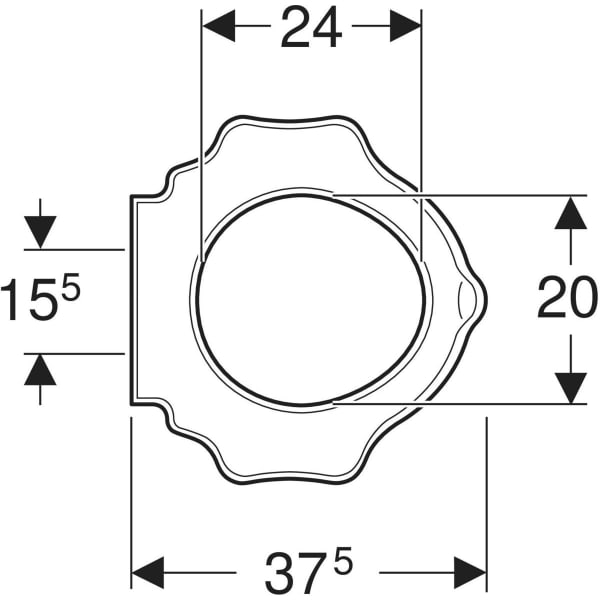 Geberit Bambini WC-Ring für Kinder m. Stützf. Schildkrötendesign, rubinrot