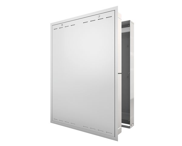 Flamco Aufsatzrahmen mit Tür Ca. 500 X 800 Logocomfort,Weiss Ral9016,Funkauslesbar