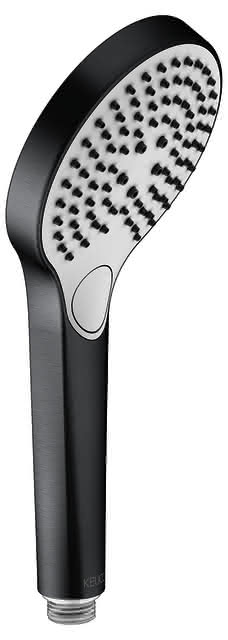 KEUCO Handbrause IXMO 59580 mit 3-Strahlarten sw-chr. geb.
