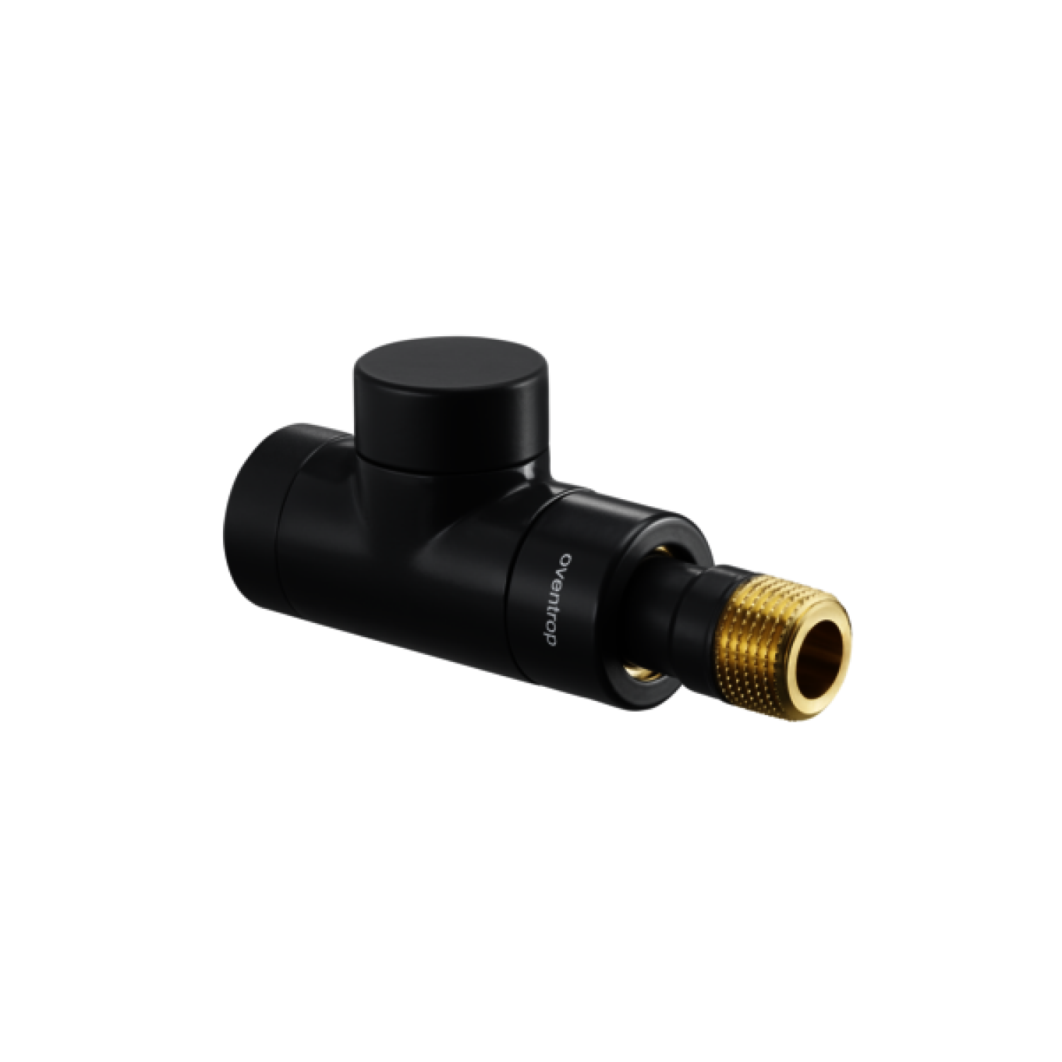 OVENTROP-HK-Verschraubung "Combi E" DN15, 1/2", PN10, Durchgang, anthrazit