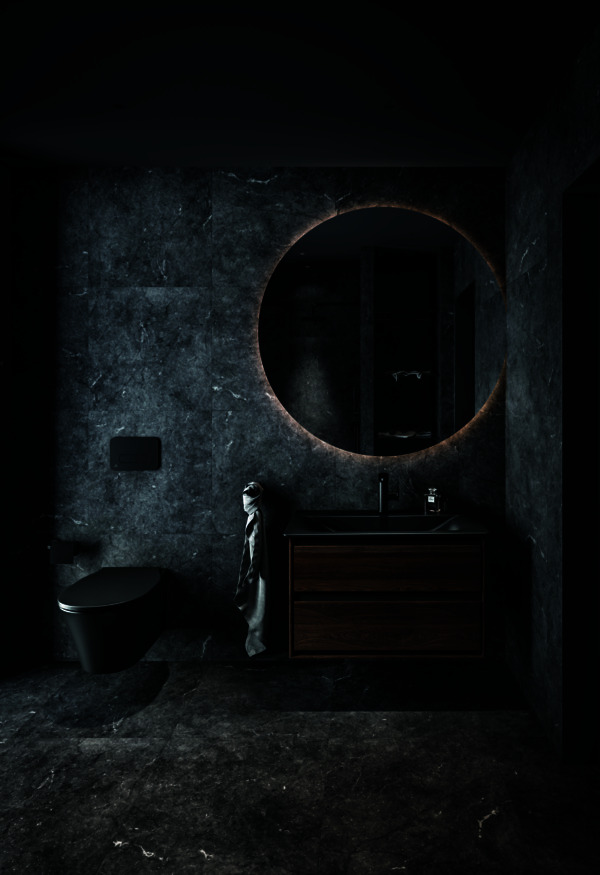 IS Wand-WC Connect Air Randlos 360x540x350mm Schwarz