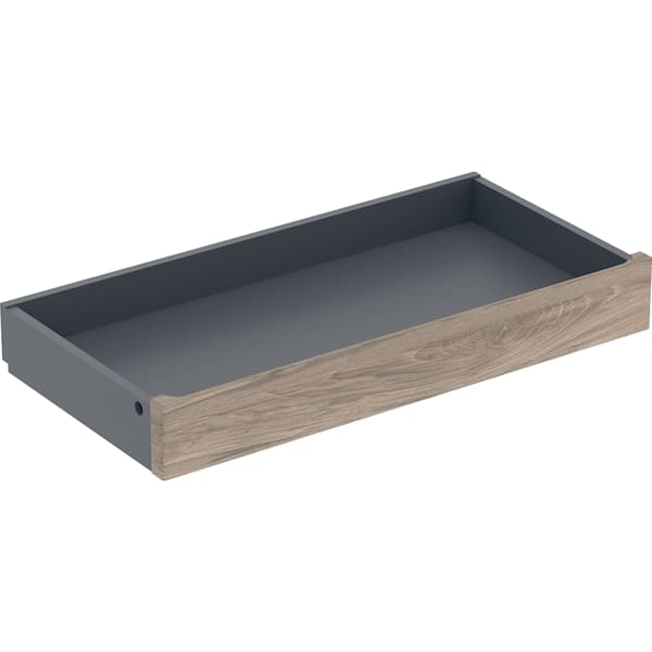 Geberit Innenschubl. m.Frt für Renova Plan US für Waschtisch B:75cm, Bj 2021, nussbaum