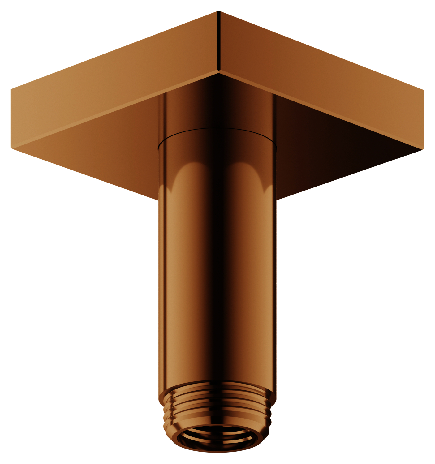 KEUCO Brausearm Edition 300 53089, Deckenanschluss, 100 mm, Bronze geb.
