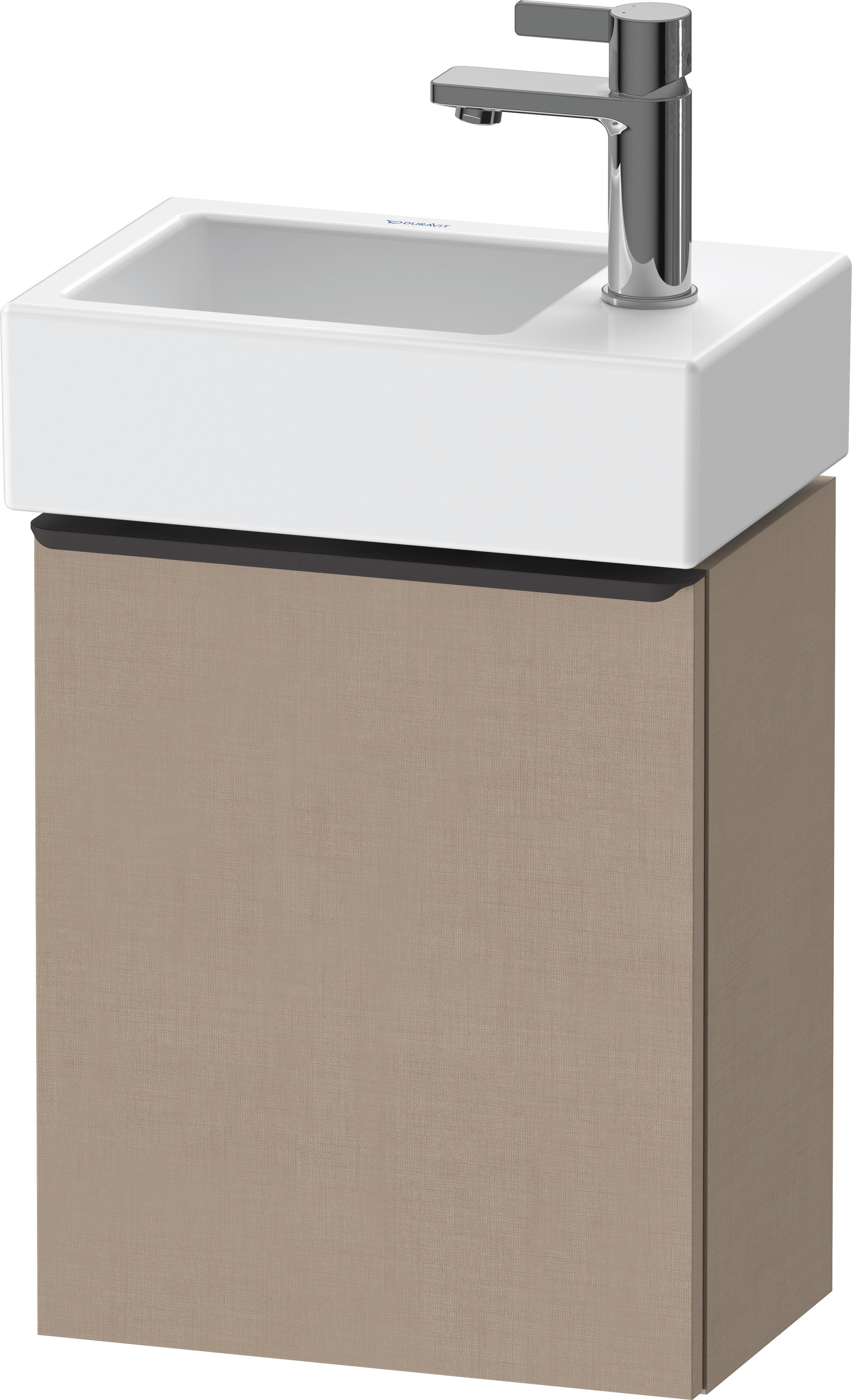 Duravit D-Neo WTU,Wdh,Tür:1,TA:LI,Gr:Dia.Schw 364x222x440mm,Leinen Matt,Dekor