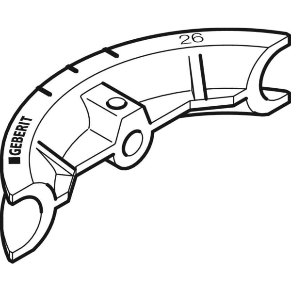 Geberit Biegematrize zu Handbiegewerkzeug d32 hydraulisch