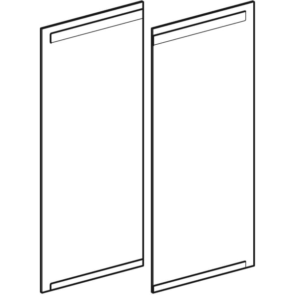 Geberit Set Türen für Option (2 St.) Spiegelschrank, Breite 90 cm