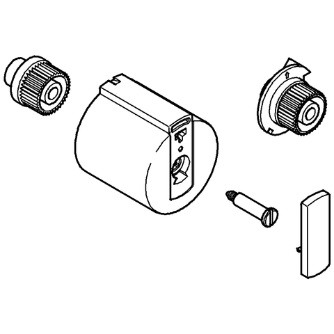 GROHE Absperrgriff 47744 für Grohtherm 2000 chrom