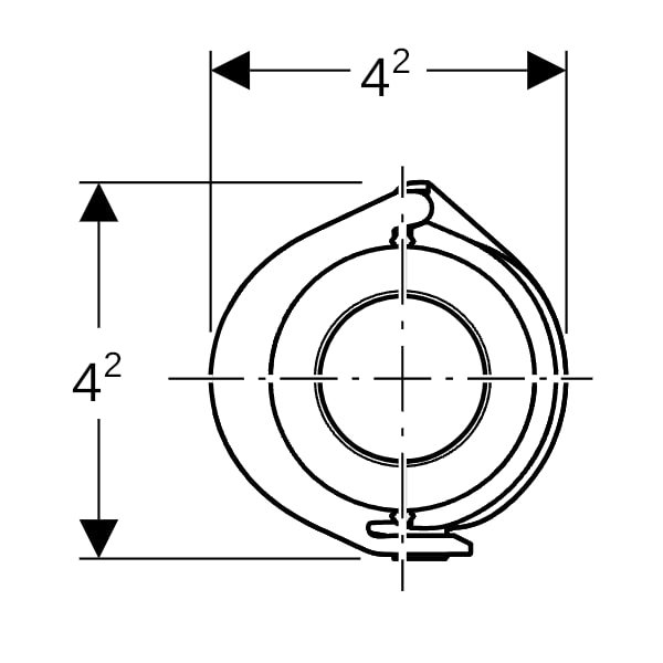 Geberit FlowFit Manschett EPDM, d:20mm
