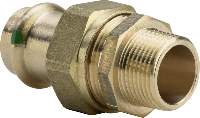 Viega Verschraubung mit SC Sanpress 2265 flachdichtend in 15mm x R1/2 Sibr Viega Verschraubung mit SC Sanpress 2265 flachdichtend in 15mm x R1/2 Sibr