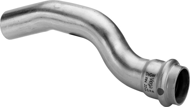 Viega Überbogen mit SC Sanpress Inox 2327 in 15mm Edelstahl