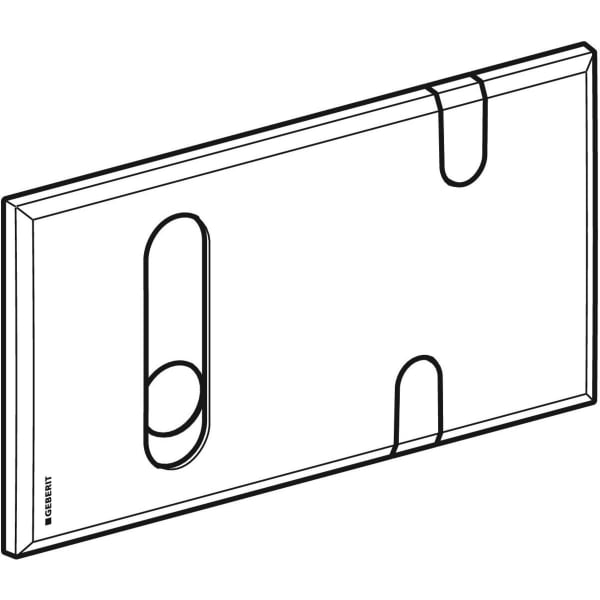 Geberit Abdeckplatte f. Unterputzfunktionsbox und Unterputzsiphon