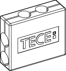 TECEflex Schutzbox aus PS für Kreuzungsfittings 16-20 mm