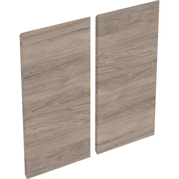 Geberit Set Tür f. Unterschrank, verk. Ausl. B:65cm, Nussbaum hickory