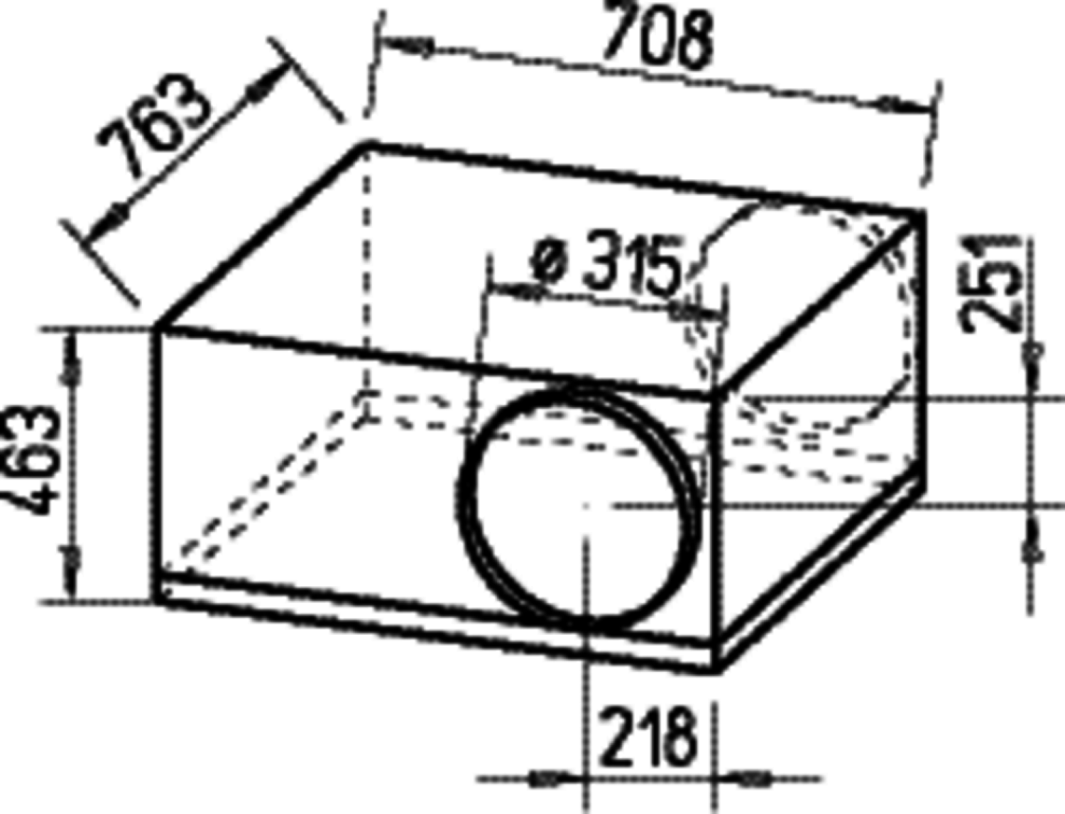 Helios SBD 315 A SILENTBOX Rohrventilator, 3 PH schallgedämpft
