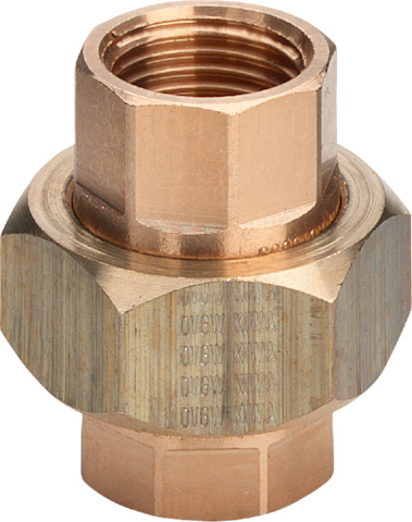 Viega Rohrverschraubung 3330 flachdichtend in Rp2 1/2 x Rp2 1/2 Rg