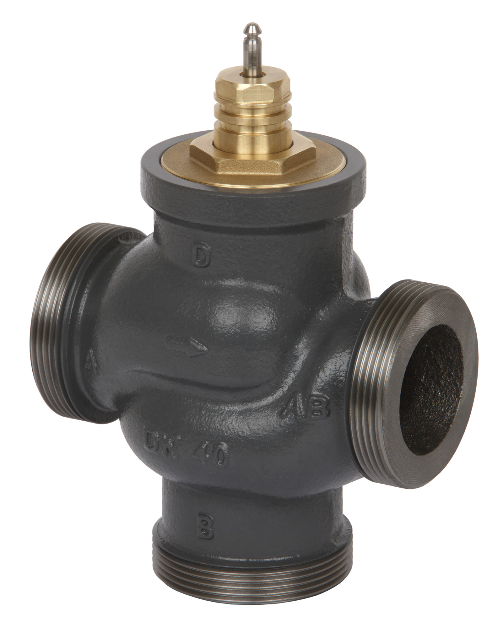 Danfoss 3-Wege-Mischventil VRG 3 DN15 Kvs 1,6, PN16, GG-25