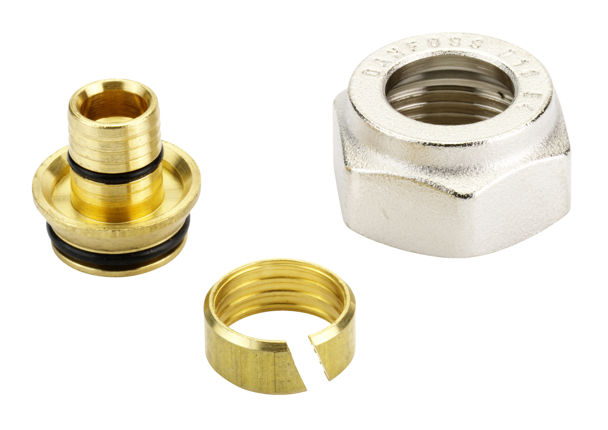 Danfoss Klemmverbinder G3/4IG auf 16x2 für VPE-Kunststoffrohre (PEX) (10St,) Danfoss Klemmverbinder G3/4IG auf 16x2 für VPE-Kunststoffrohre (PEX) (10St,)
