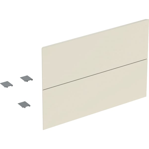 Geberit Set Schubl.-Frt für ONE US, 2 Schubl. für WT B: 75cm, sandgrau glänzend