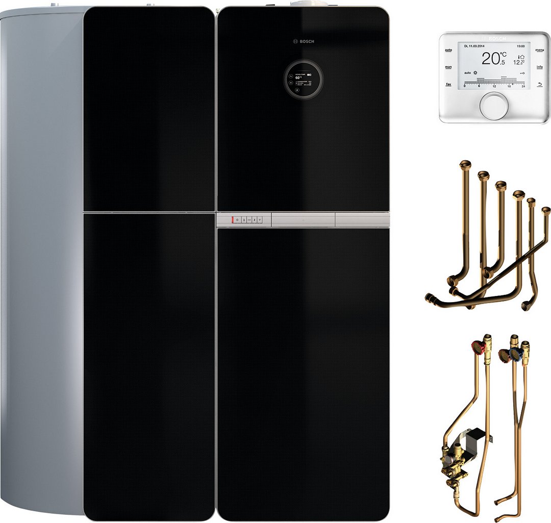 BOSCH Gas-BW-Basic-Paket JUPA SHU07 GC9000iWM30/100SB, CW 400, B 400 T, SF4 BOSCH Gas-BW-Basic-Paket JUPA SHU07 GC9000iWM30/100SB, CW 400, B 400 T, SF4