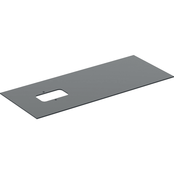 Geberit Glasplatte für Citterio US m. Glaspl. für AWT, Breite WT 120 cm, schwarz