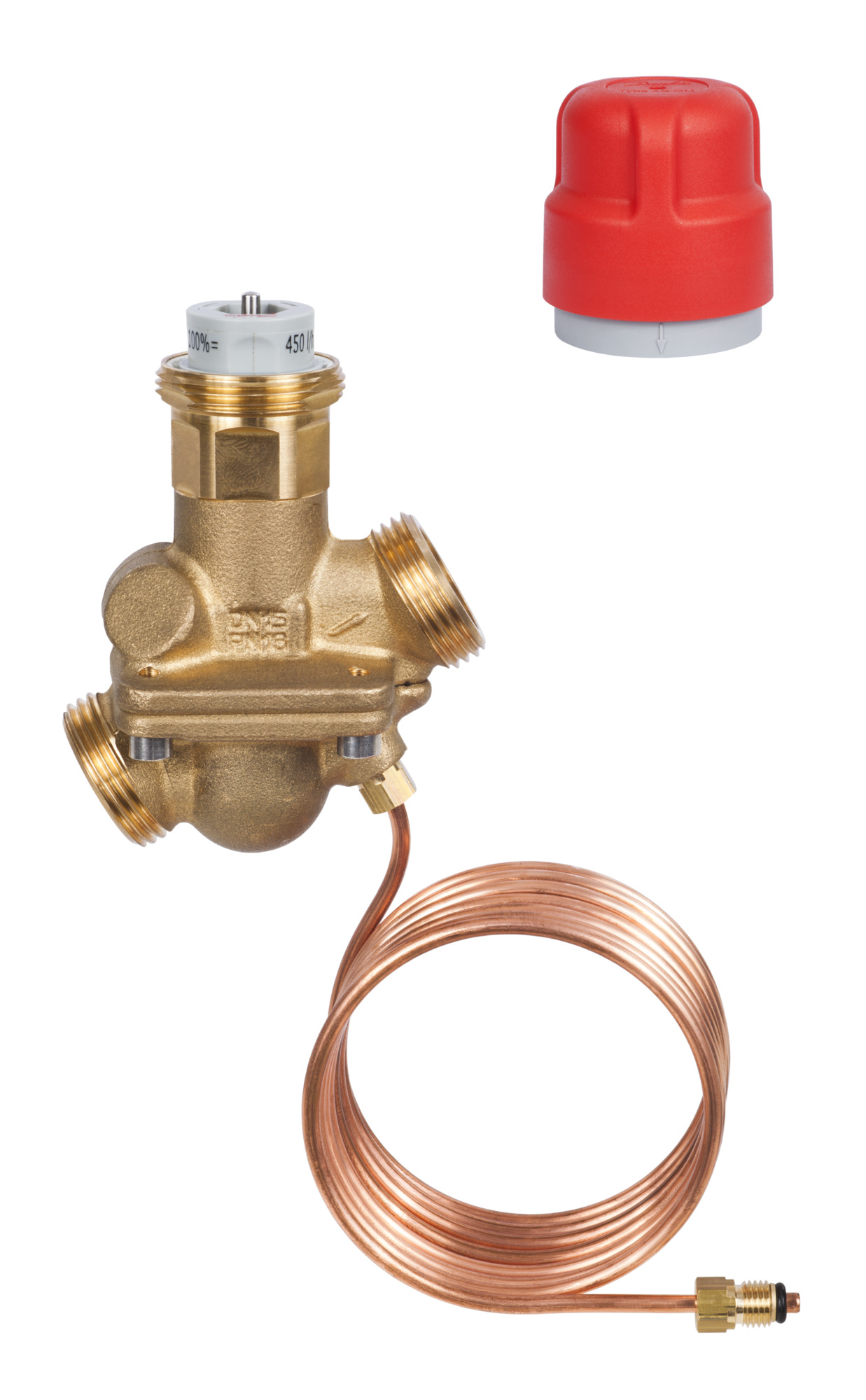 Danfoss Strangdifferenzdruckregl. AB-PM mit Durchflussbegrenzung, DN32, 2300 l/h