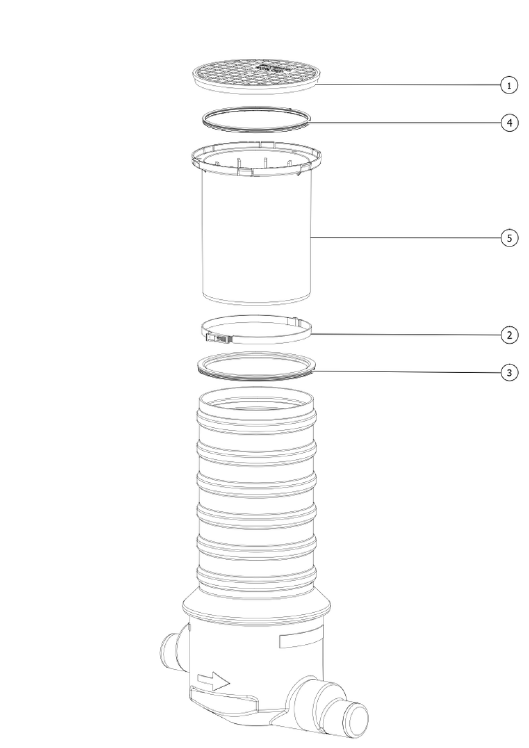 KESSEL-Probenahmeschacht LW 400, DN 100/150, Klasse D