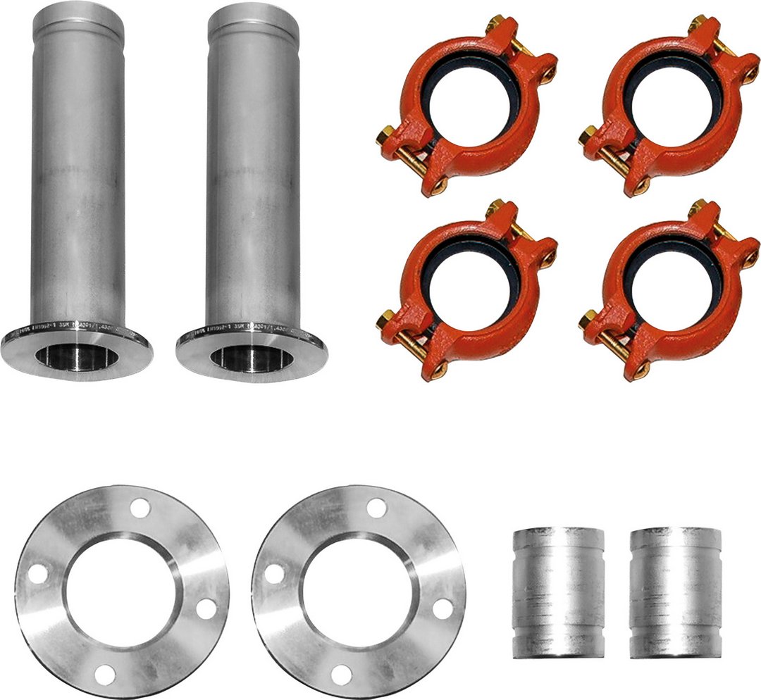 BOSCH Zub. Solewärmepumpen Anschl.-Set 2 Vor-/Rücklauf nach hinten für T720/800-2