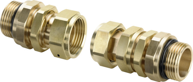 Viega Wasserzählerverschraubung Easytop 2230.71 in Qn2,5 x G1 Siliziumbronze