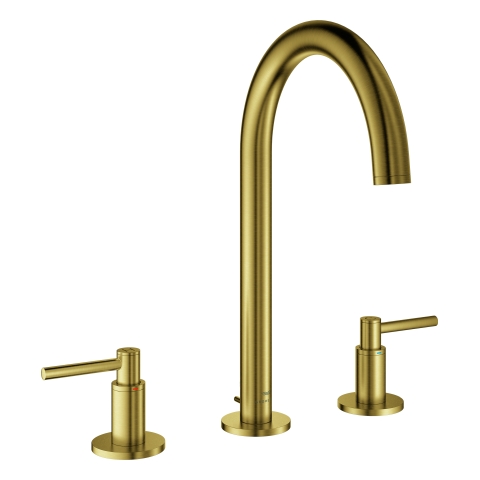 GROHE 3-Loch-WT-Batterie Atrio 20649 Rohrauslauf Hebelgriff cool sunrise geb.