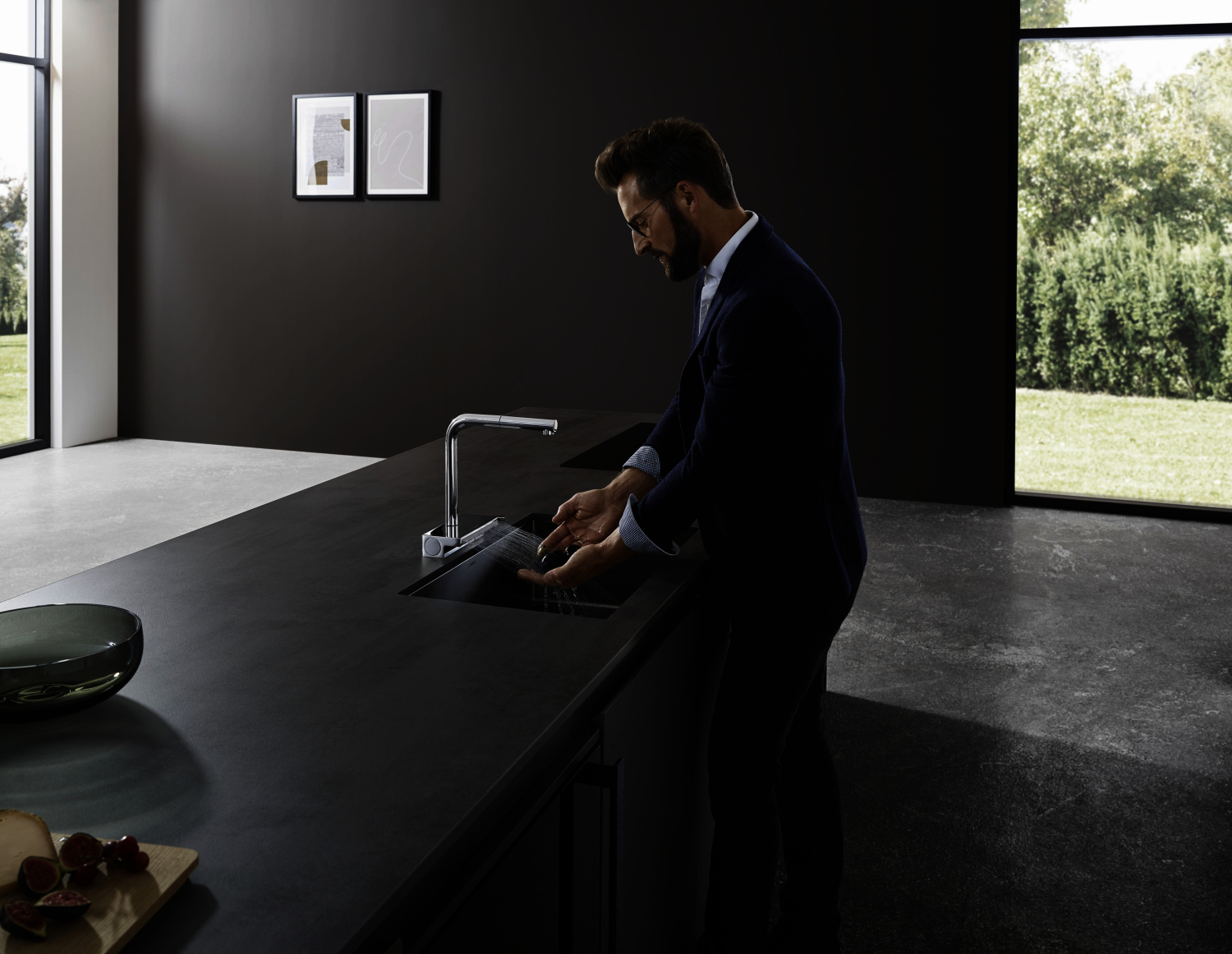 Hansgrohe Spültischmischer 250 Aquno Select M81 Ausziehauslauf 2jet chrom