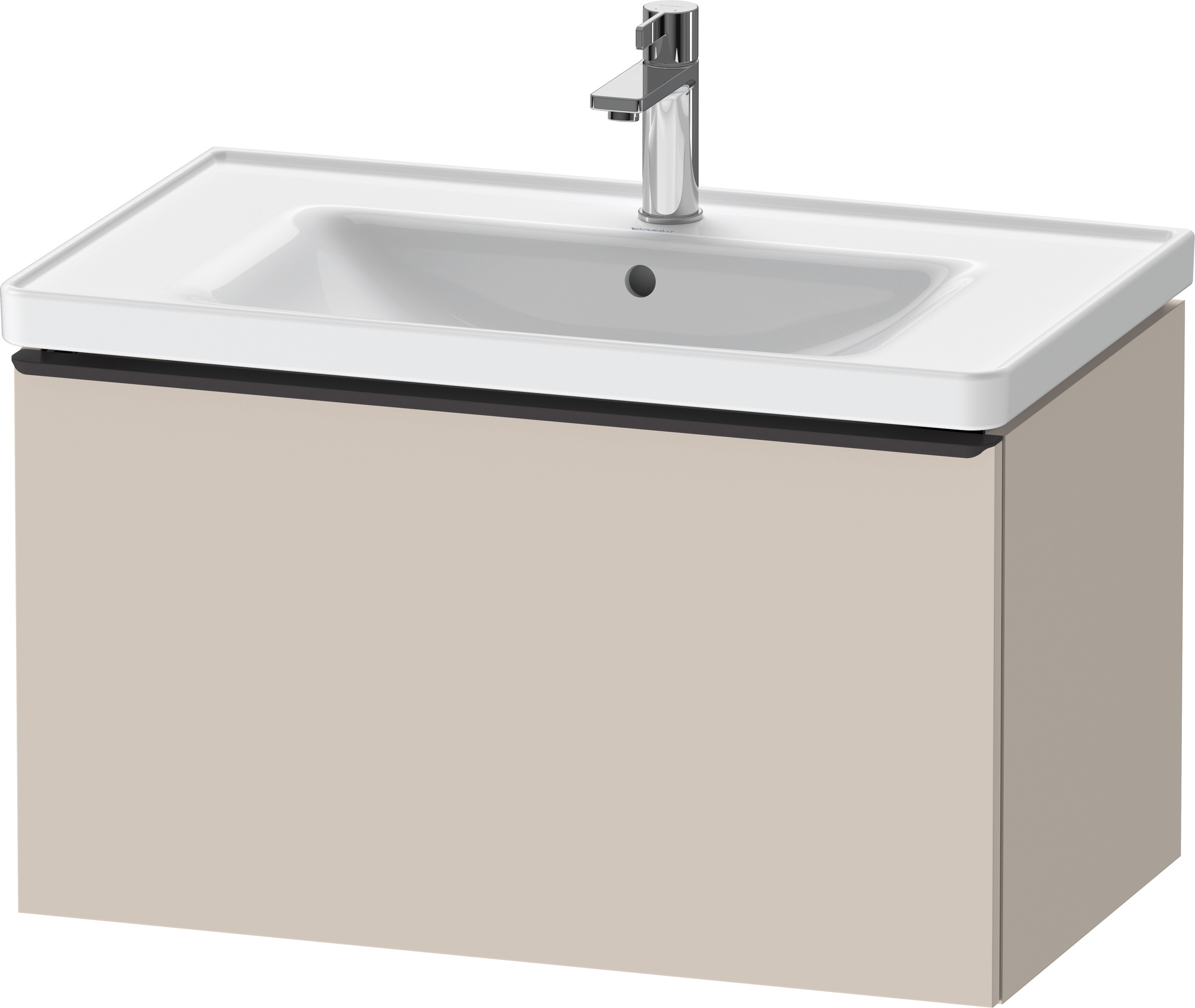 Duravit D-Neo WTU,Wdh,Ausz:1,Gr:Diamant Schw. 784x452x440mm,Taupe Matt, Dekor